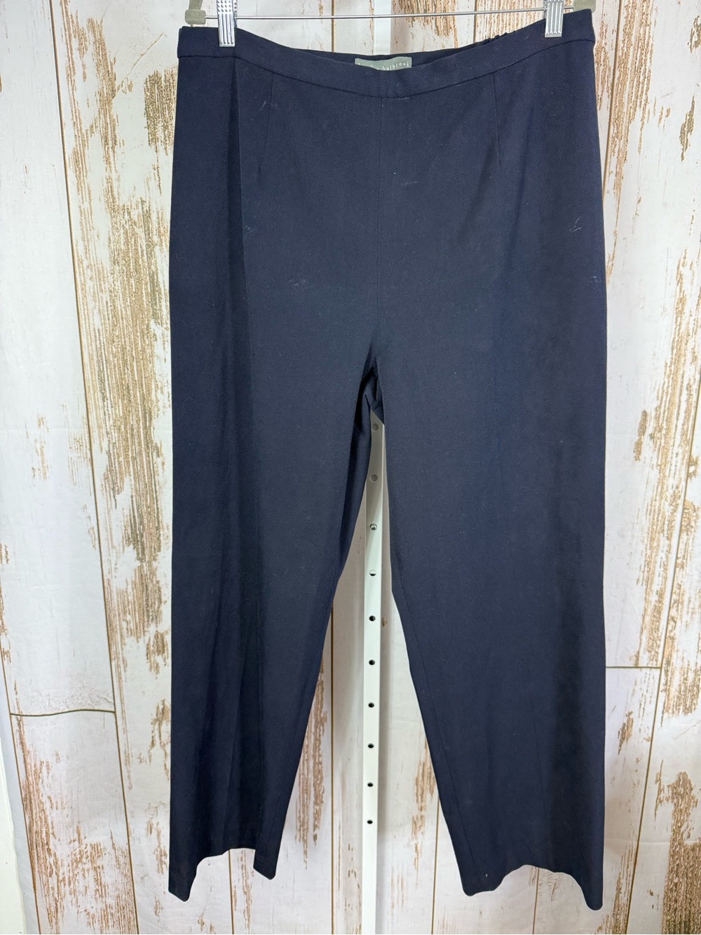 Jessica Holbrook, Side Zip and Button Closure, Dark Navy Dress Pants. Size 20W